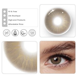 Coloredeye Eros Brown Prescription Colored Contact Lenses