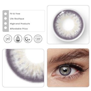Eyemi Sicilian Grey Prescription Colored Contact Lenses