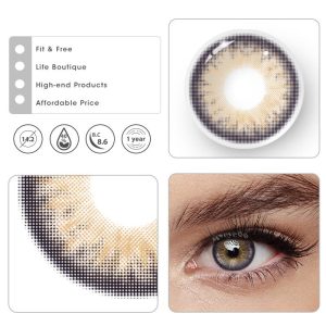 Eyemi Sicilian Brown Prescription Colored Contact Lenses
