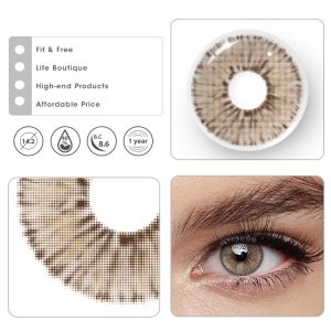 Eyemi Van Gogh Brown Prescription Colored Contact Lenses