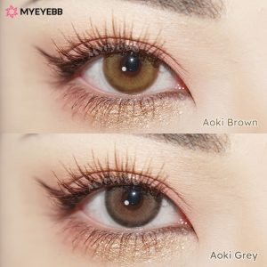 Eyemi Aoki Grey Colored Contact Lenses
