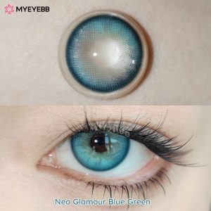 Eyemi Neo Glamour Blue Green Prescription Colored Contact Lenses