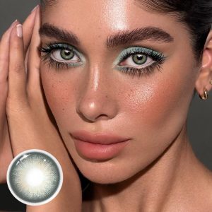 Eyemi Barbie Taylor Green Prescription Colored Contact Lenses