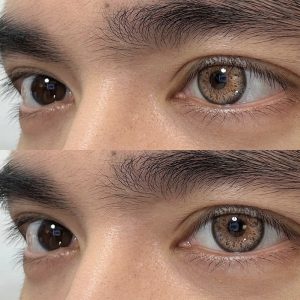 Eyemi Tyrande Brown Prescription Colored Contact Lenses