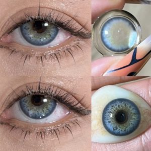 Eyemi Tyrande Blue Prescription Colored Contact Lenses