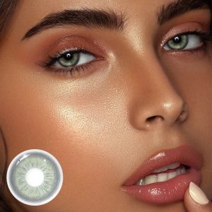 Eyemi Neo Sunflower Green Prescription Colored Contact Lenses