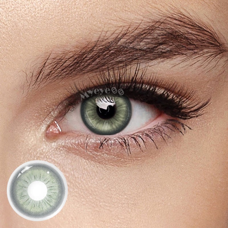 Coloredeye Neo Sunflower Green Prescription Colored Contact Lenses