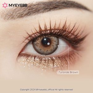 Coloredeye Tyrande Brown Prescription Colored Contact Lenses