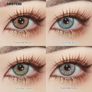 Eyemi Tyrande Brown Prescription Colored Contact Lenses