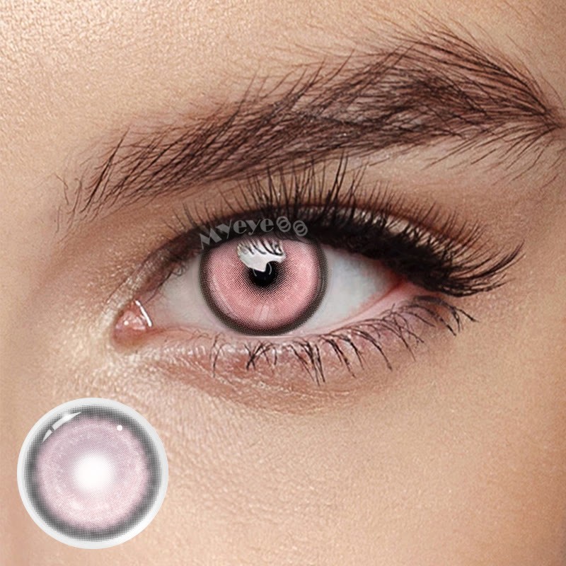 Coloredeye Cyber Pink Prescription Cosplay Colored Contact Lenses