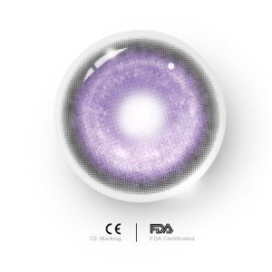 Eyemi Cyber Violet Prescription Cosplay Colored Contact Lenses