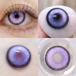 Eyemi Cyber Violet Prescription Cosplay Colored Contact Lenses