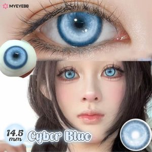 Coloredeye Cyber Blue Prescription Cosplay Colored Contact Lenses