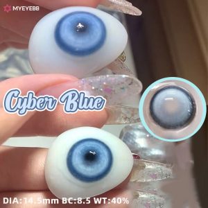 Coloredeye Cyber Blue Prescription Cosplay Colored Contact Lenses