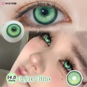 Eyemi Cyber Green Prescription Cosplay Colored Contact Lenses