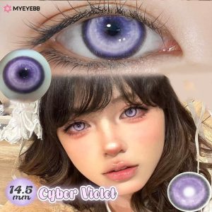 Coloredeye Cyber Violet Prescription Cosplay Colored Contact Lenses