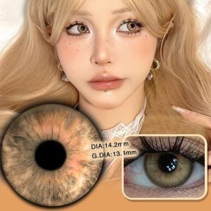 Eyemi Wild DNA Brown Colored Contact Lenses