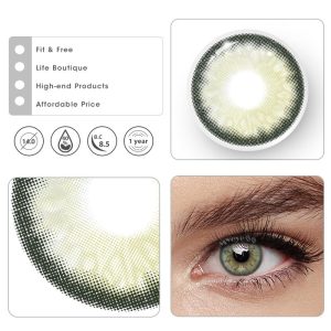 Eyemi Tyrande Green Prescription Colored Contact Lenses