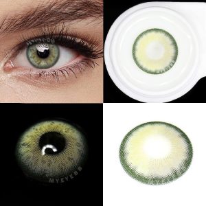 Eyemi Tyrande Green Prescription Colored Contact Lenses