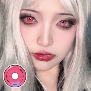 Eyemi Red Violet Cosplay Colored Contact Lenses
