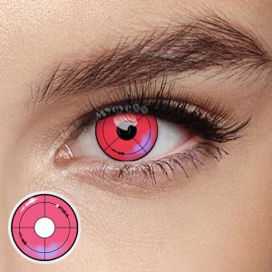 Eyemi Red Violet Cosplay Colored Contact Lenses