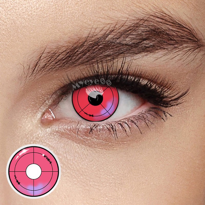 Coloredeye Red Violet Cosplay Colored Contact Lenses