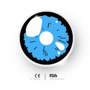 Eyemi Black Lobelia Blue Cosplay Colored Contact Lenses