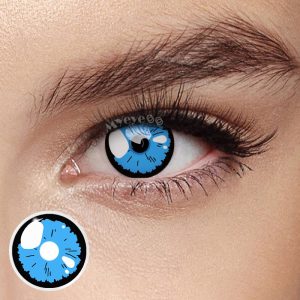 Eyemi Black Lobelia Blue Cosplay Colored Contact Lenses
