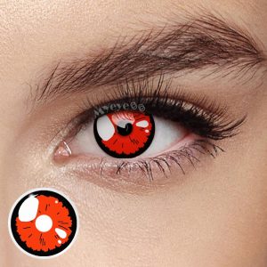 Eyemi Black Lobelia Red Cosplay Colored Contact Lenses