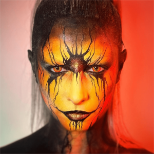 Eyemi Bloom Red Prescription Cosplay Colored Contact Lenses