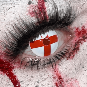 Coloredeye Blind Red Cross Cosplay Colored Contact Lenses