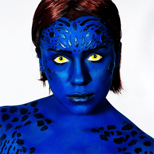 Eyemi Yellow Block Prescription Cosplay Colored Contact Lenses