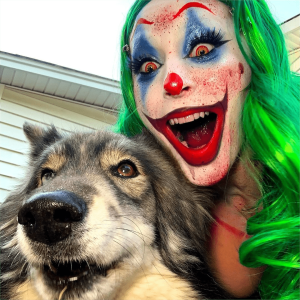 Eyemi Bloom Red Prescription Cosplay Colored Contact Lenses