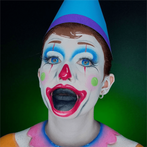 Eyemi Anime Tear Blue Prescription Cosplay Colored Contact Lenses