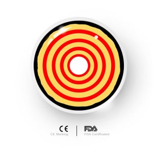 Eyemi Chainsaw Man Yellow Rings Cosplay Colored Contact Lenses