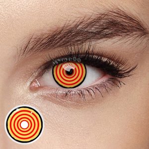 Eyemi Chainsaw Man Yellow Rings Cosplay Colored Contact Lenses