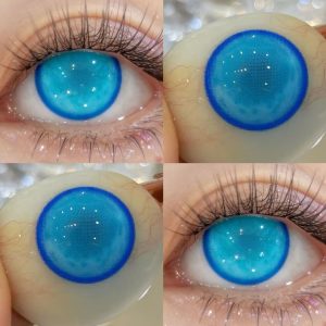 Eyemi Hatsune Miku Blue Prescription Cosplay Colored Contact Lenses