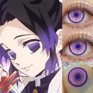 Eyemi Kochou Shinobu Violet Prescription Cosplay Colored Contact Lenses