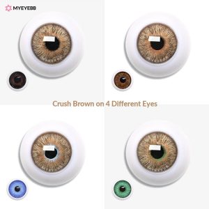 Eyemi Crush Brown Colored Contact Lenses