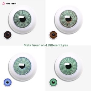 Eyemi Meta Green Prescription Colored Contact Lenses