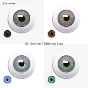 Coloredeye Sin Grey Prescription Colored Contact Lenses
