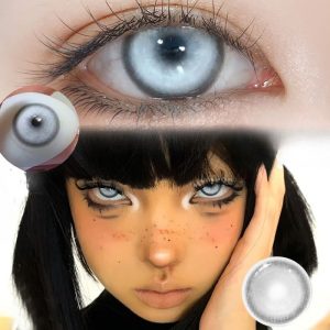 Eyemi Cyber Grey Prescription Cosplay Colored Contact Lenses