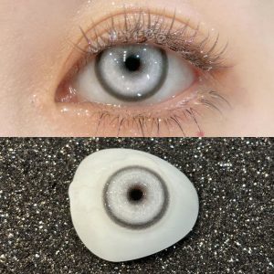 Eyemi Cyber Grey Prescription Cosplay Colored Contact Lenses