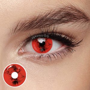 Coloredeye Blood Red Prescription Cosplay Colored Contact Lenses | 1 Day
