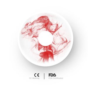 Eyemi Blood White Prescription Cosplay Colored Contact Lenses | 1 Day