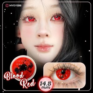 Eyemi Blood Red Prescription Cosplay Colored Contact Lenses | 1 Day