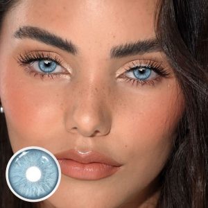 Eyemi Mint Blue Prescription Colored Contact Lenses