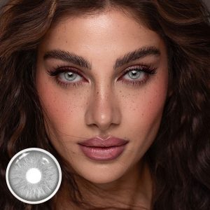 Eyemi Mint Grey Prescription Colored Contact Lenses