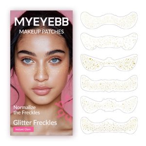 Coloredeye Gold Glitter Freckles Makeup Patches