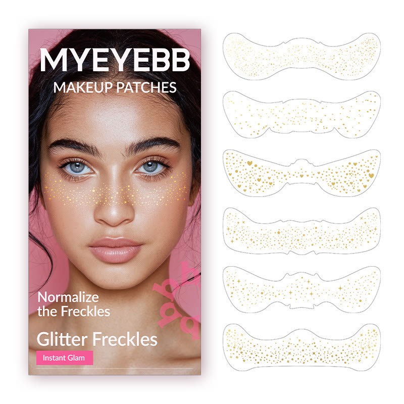 Eyemi Gold Glitter Freckles Makeup Patches